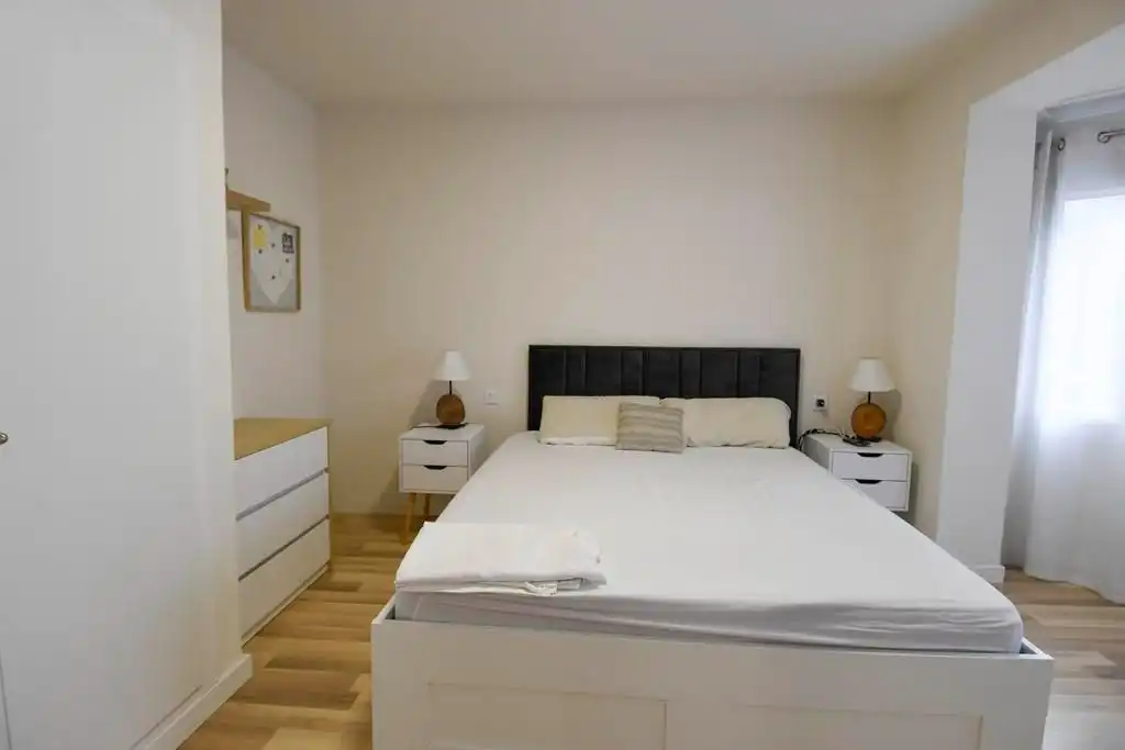 Bedroom of Flat for rent in Palamós  with Air Conditioner, Storage room and Furnished