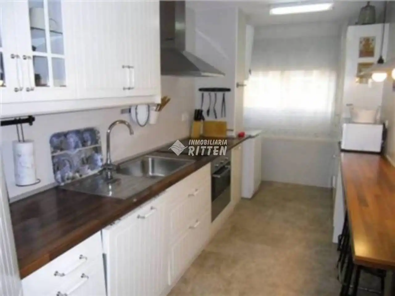 Cocina de Piso de alquiler en Cartagena con Aire acondicionado, Calefacción y Terraza