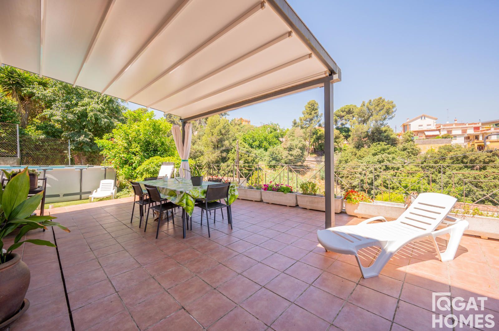 Terrassa de Casa o xalet en venda en Sant Cugat del Vallès amb Aire condicionat, Calefacció i Terrassa