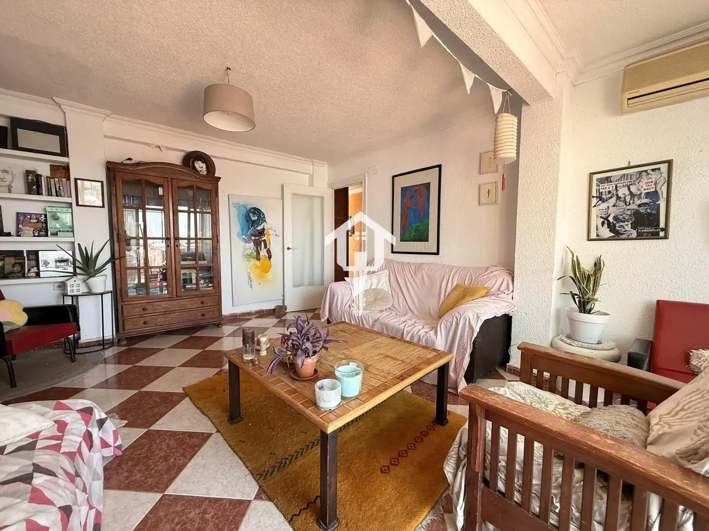 Sala d'estar de Àtic en venda en Alicante / Alacant amb Terrassa i Balcó