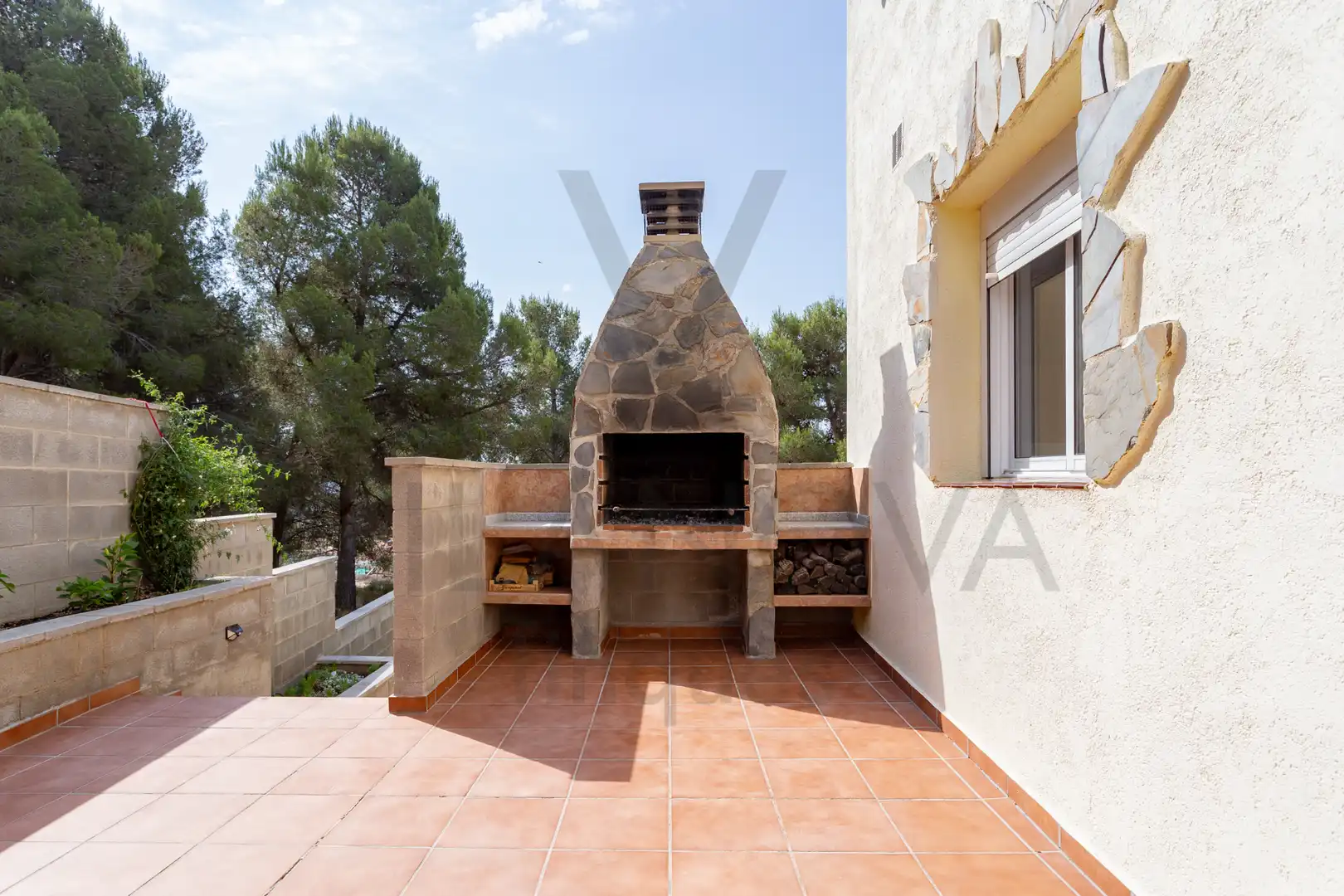 Terraza de Casa o chalet en venta en Cabra del Camp con Aire acondicionado, Calefacción y Jardín privado