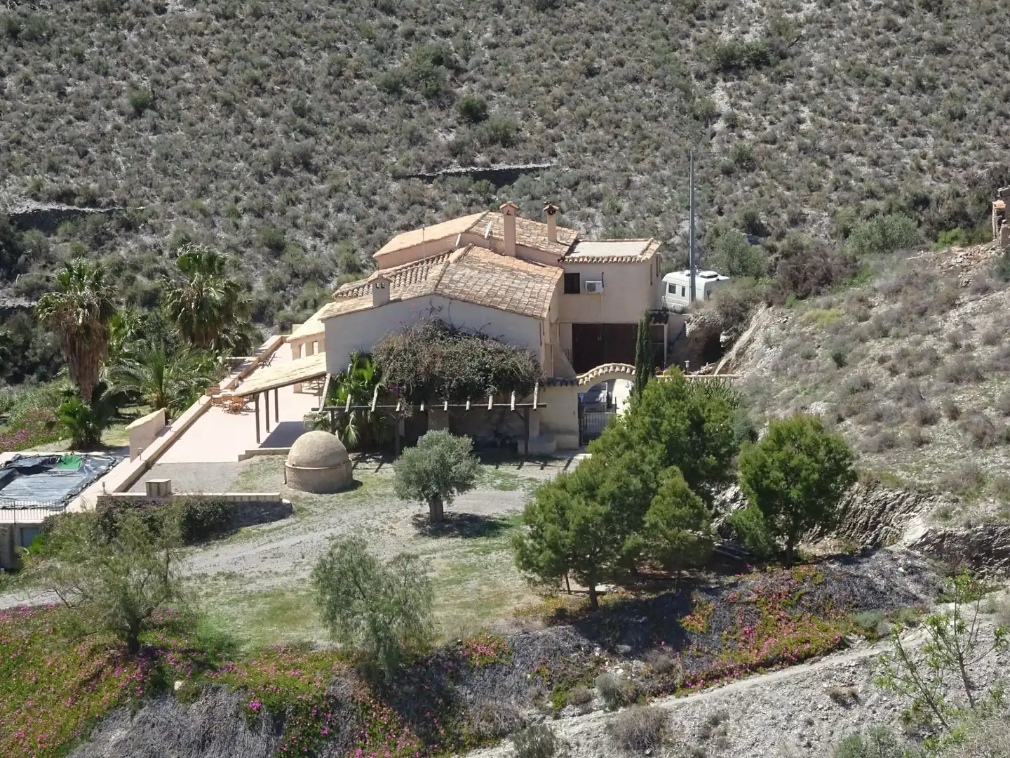 Exterior view of Country homes for sale in Águilas  with Air Conditioner, Private garden and Terrace