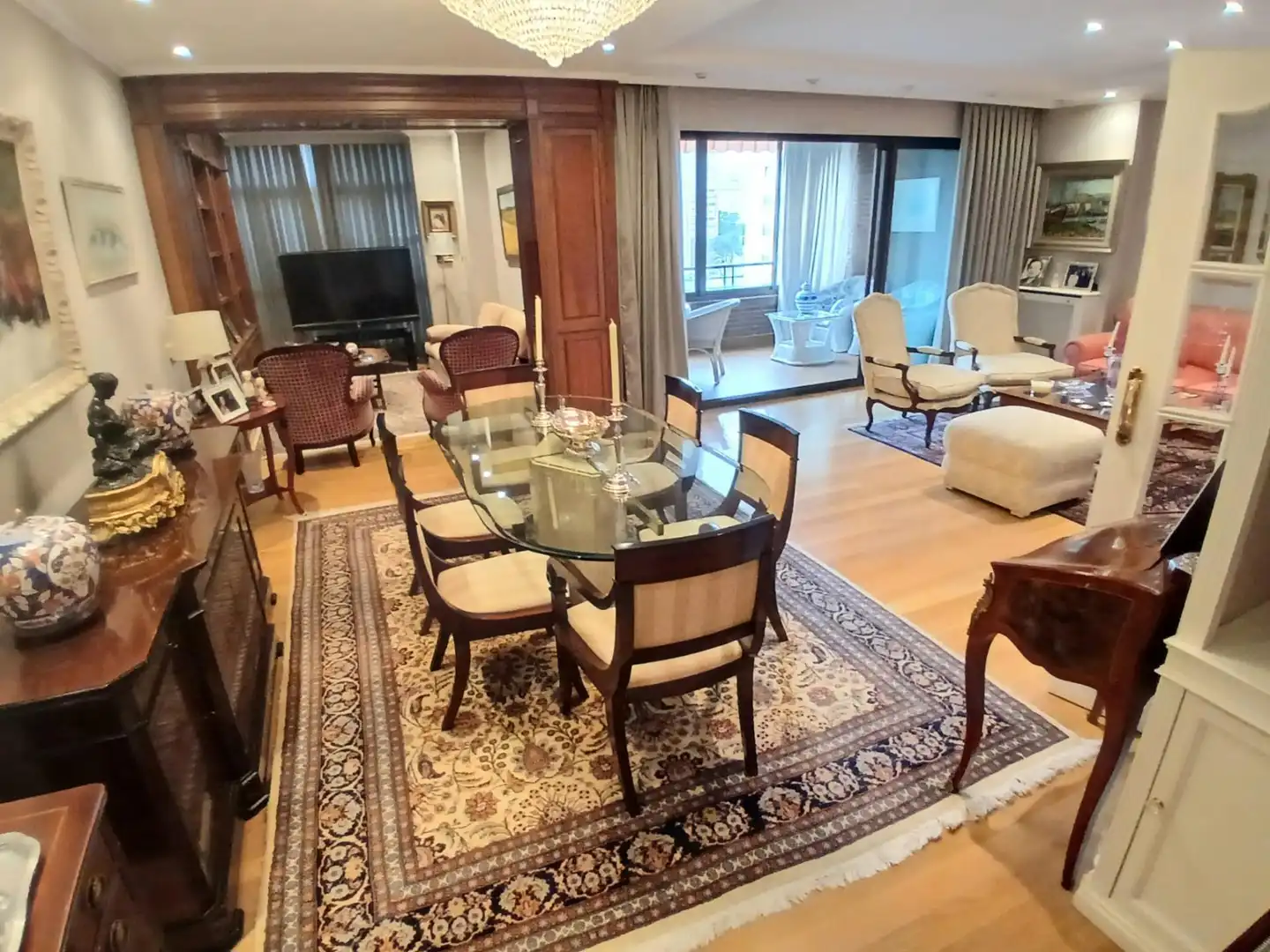 Dining room of Flat for sale in Madrid  with Air Conditioner, Heating and Private garden