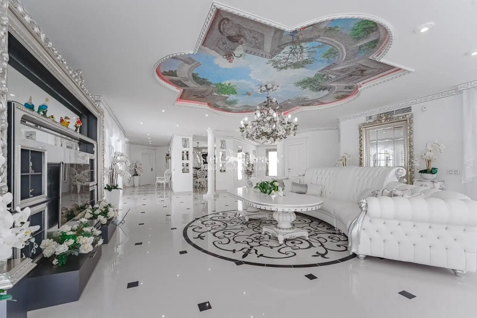 Sala de estar de Casa o chalet en venta en Adeje con Aire acondicionado, Terraza y Trastero