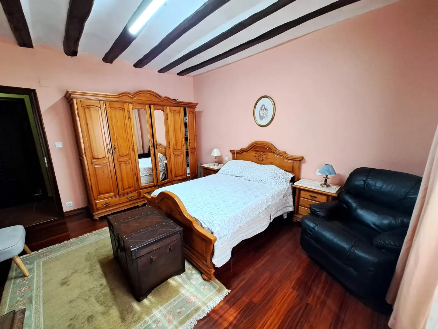 Dormitori de Casa adosada en venda en Baños de Rioja amb Calefacció, Jardí privat i Terrassa