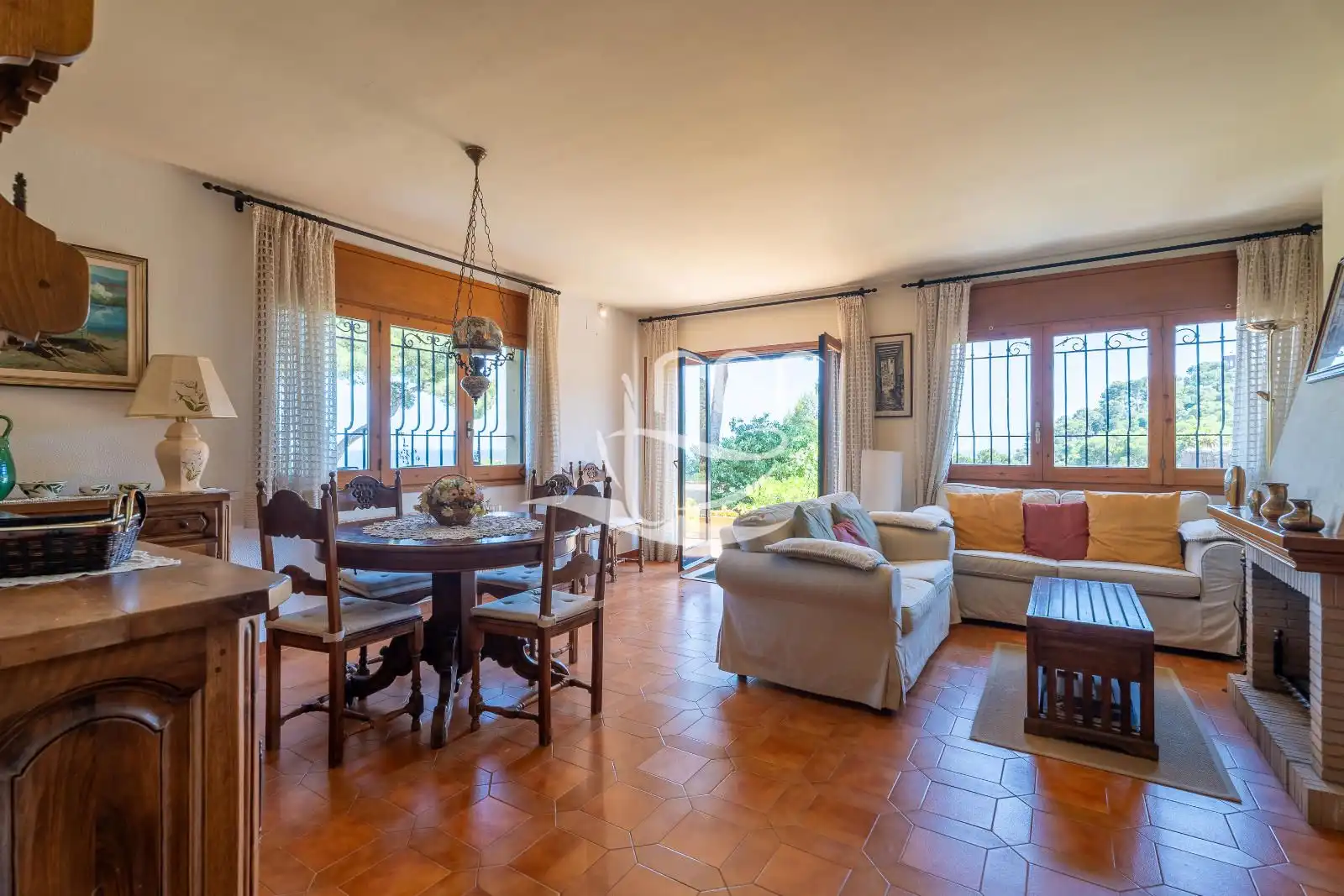 Living room of Detached homes for sale in Palafrugell  with Air Conditioner, Heating and Storage room