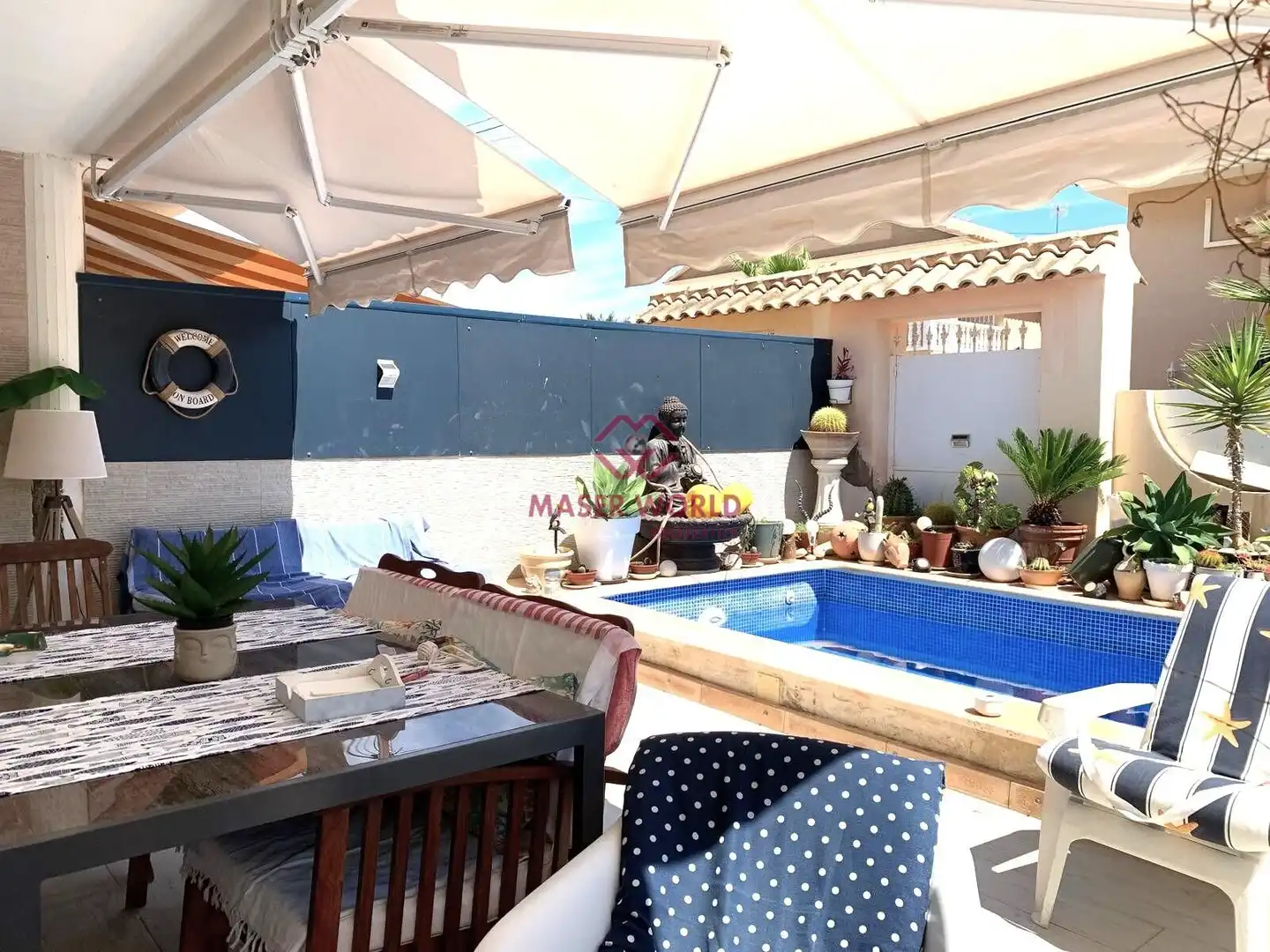 Jardín de Dúplex en venta en Mazarrón con Aire acondicionado, Terraza y Piscina