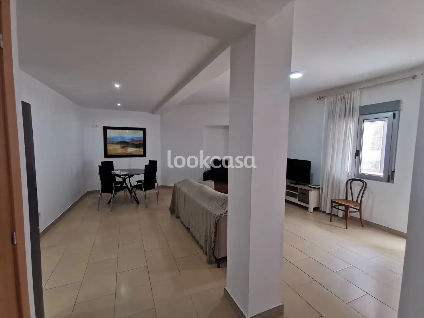 Sala d'estar de Pis en venda en Sanxenxo amb Calefacció, Moblat i Forn