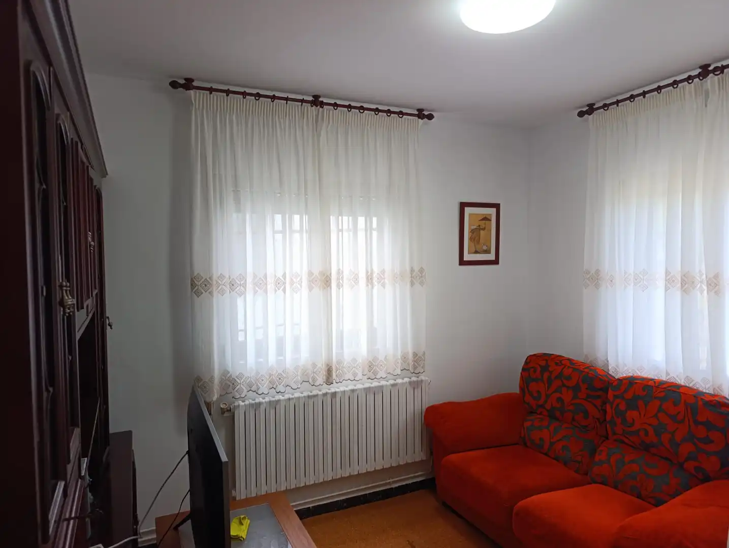 Sala de estar de Casa o chalet en venta en O Saviñao  con Calefacción, Jardín privado y Terraza