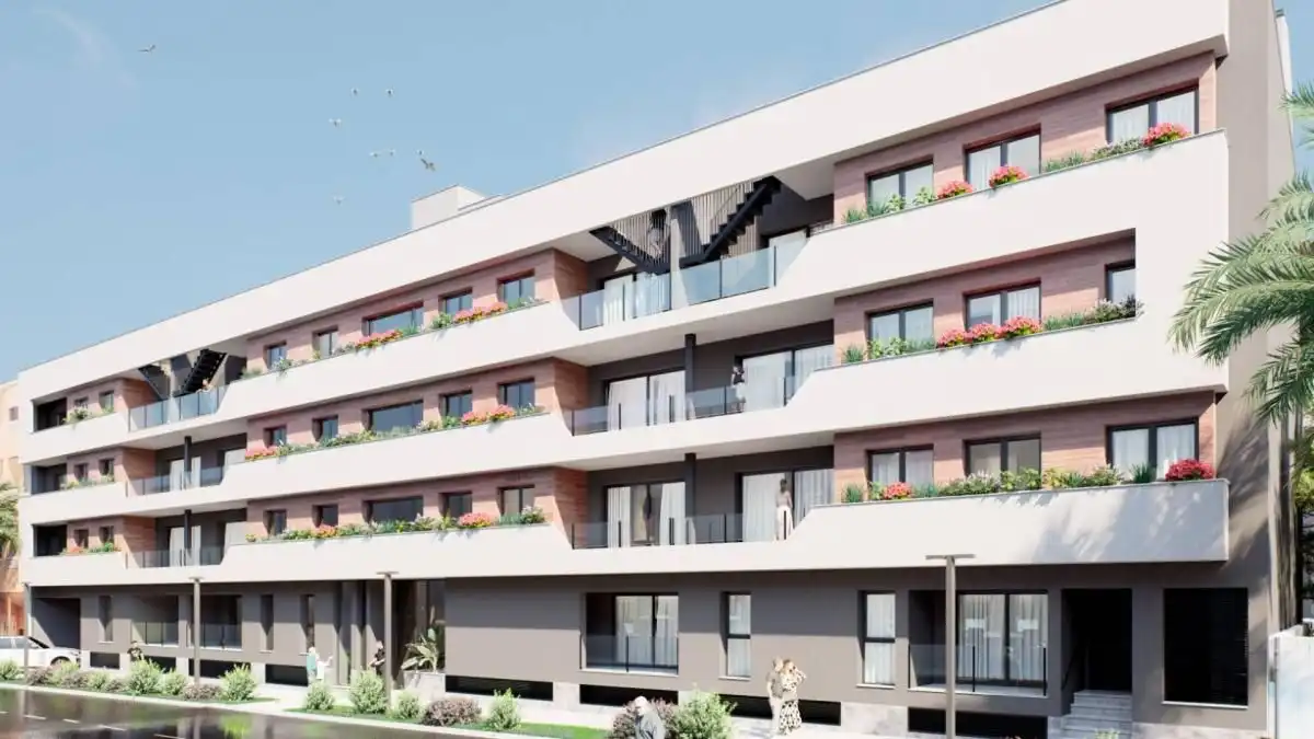 Vista exterior de Apartamento en venta en San Pedro del Pinatar con Piscina comunitaria