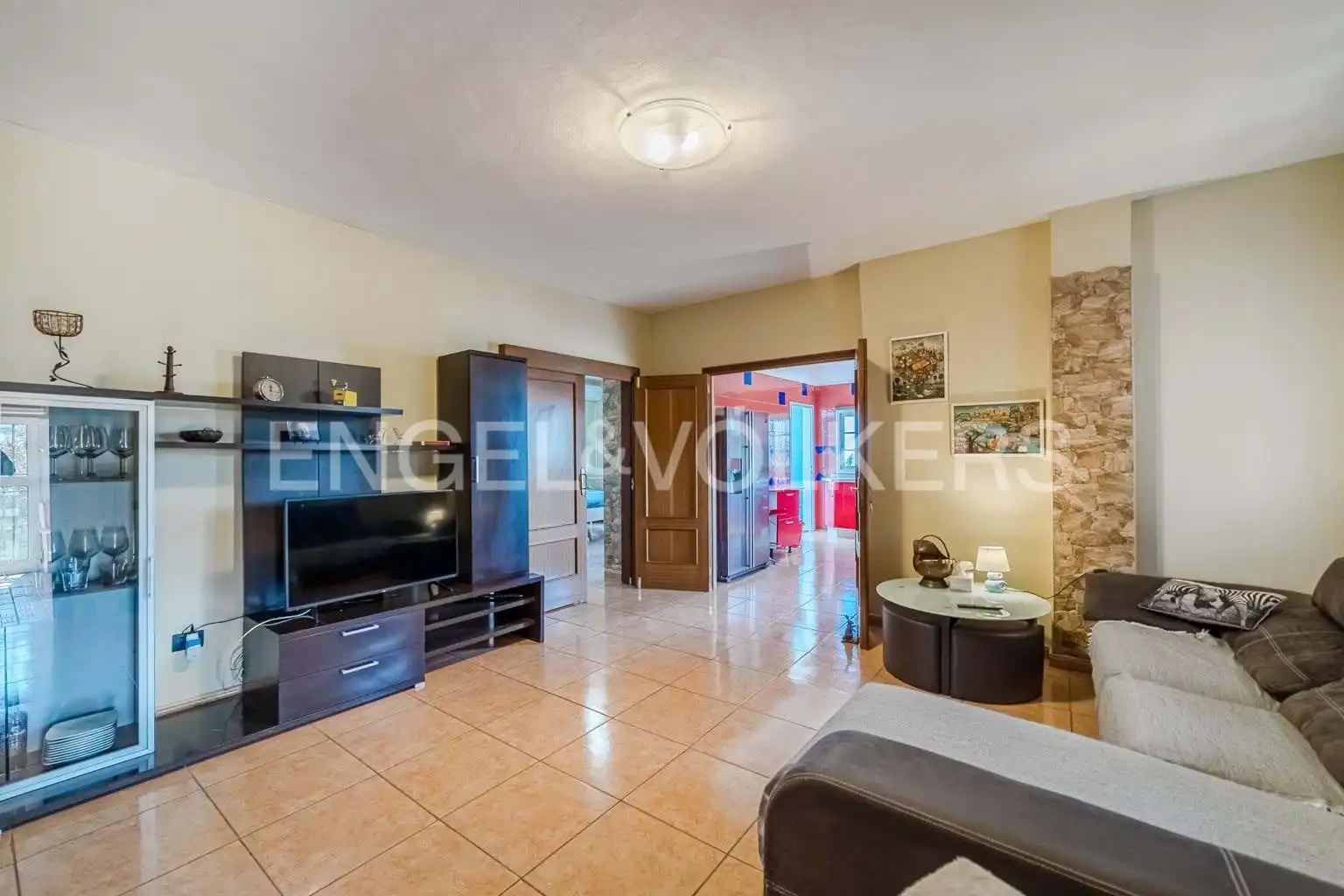 Sala d'estar de Casa o xalet en venda en Granadilla de Abona amb Aire condicionat, Terrassa i Piscina
