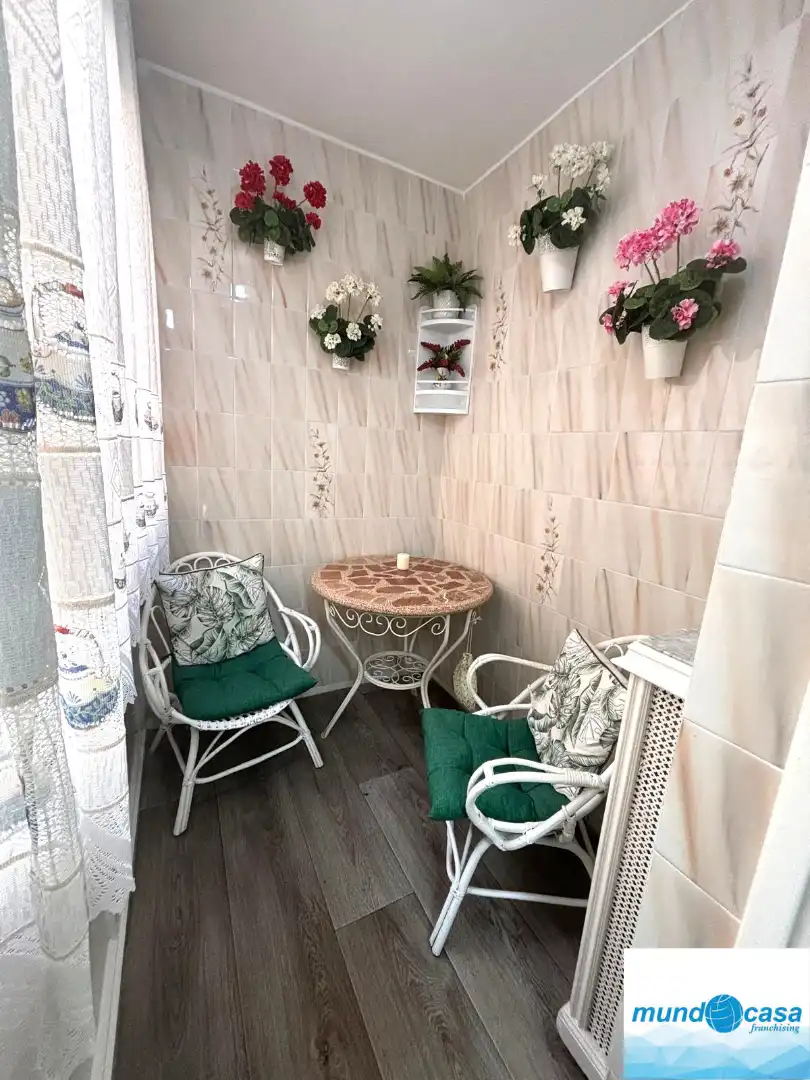 Balcony of Flat for sale in Zaragoza  with Heating, Terrace and Furnished
