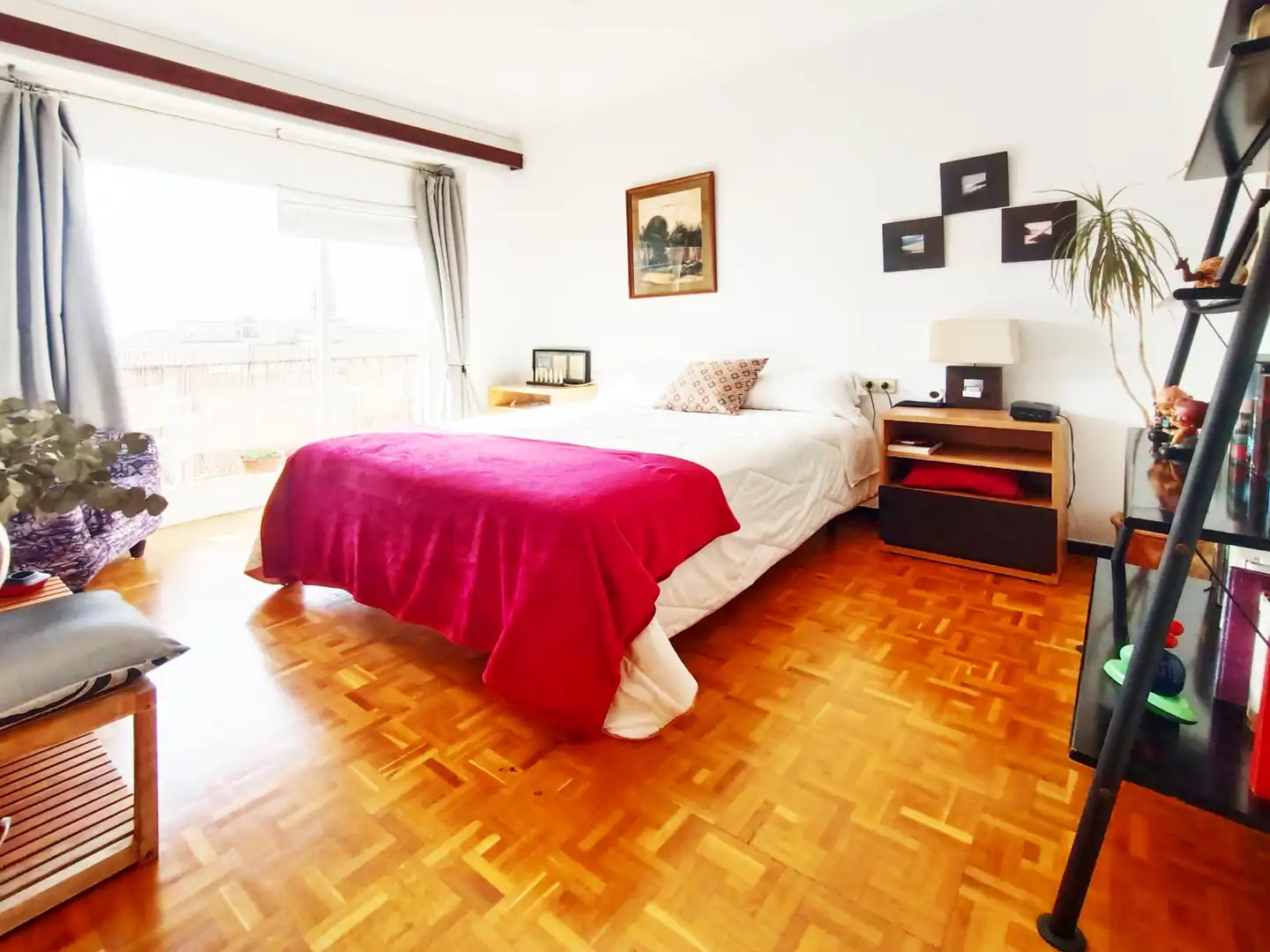 Schlafzimmer von Wohnung zum Verkauf in  Palma de Mallorca mit Klimaanlage, Parkett und Abstellraum