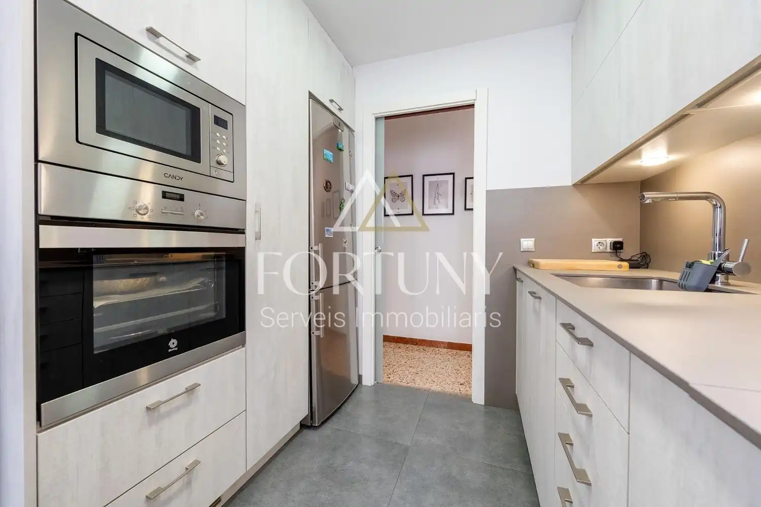 Kitchen of Flat for sale in Reus  with Air Conditioner and Balcony