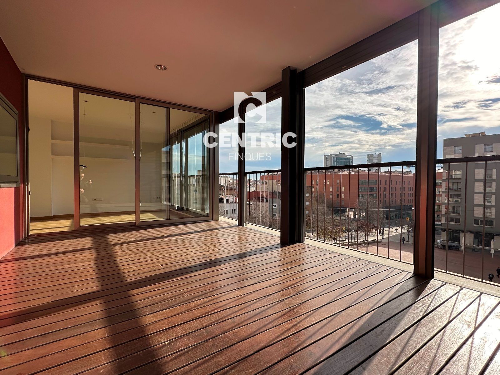 Terrace of Flat to rent in Terrassa  with Air Conditioner, Heating and Terrace