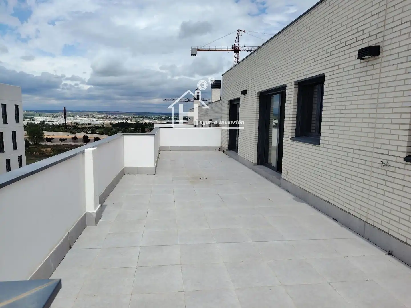 Terraza de Ático de alquiler en Guadalajara con Aire acondicionado, Calefacción y Terraza