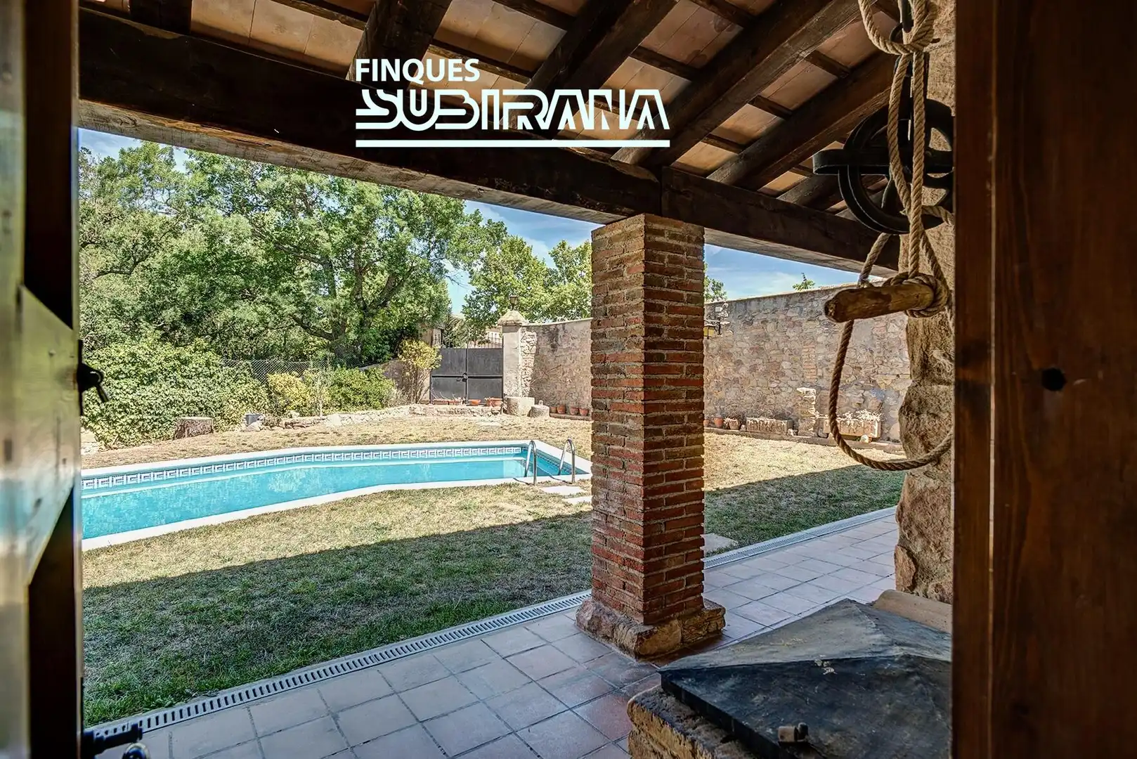 Vista exterior de Finca rústica en venta en Igualada con Calefacción, Jardín privado y Terraza