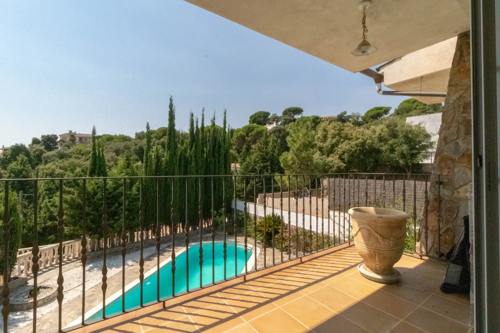 Jardí de Casa o xalet en venda en Sant Cebrià de Vallalta amb Aire condicionat, Jardí privat i Terrassa