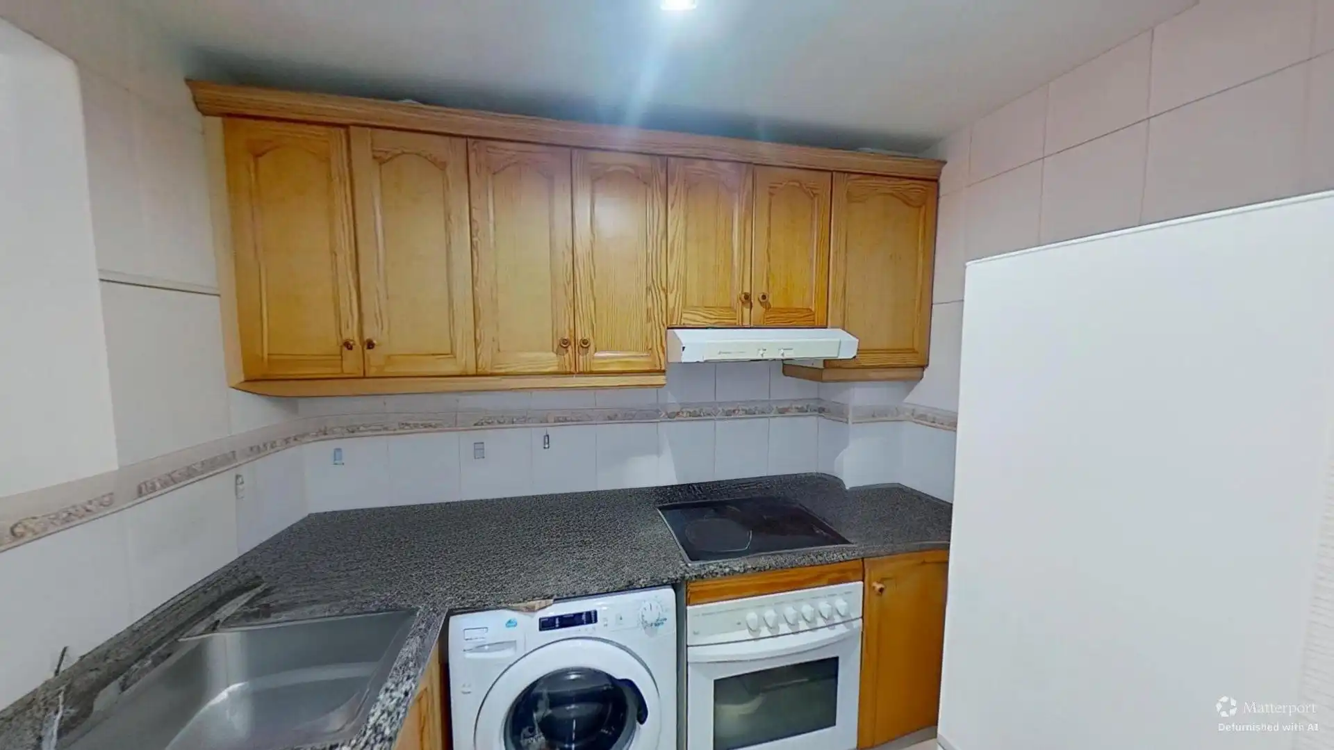 Kitchen of Flat for sale in Alicante / Alacant  with Air Conditioner, Furnished and Balcony