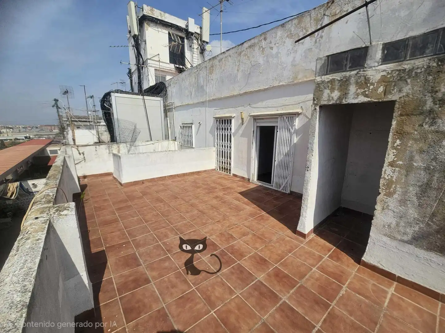 Vista exterior de Ático en venta en Benetússer con Terraza y Jacuzzi