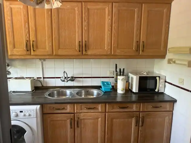 Cuina de Pis de lloguer en Puertollano amb Aire condicionat, Calefacció i Terrassa