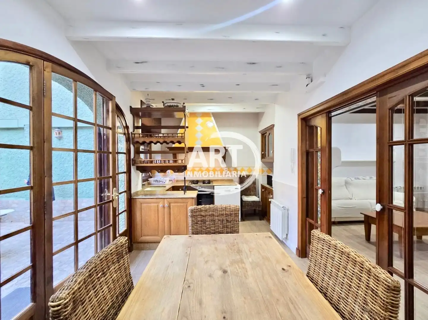 Cocina de Finca rústica de alquiler en Bétera con Aire acondicionado, Calefacción y Terraza