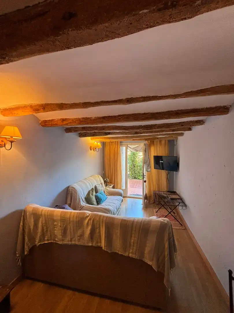 Sala d'estar de Casa o xalet en venda en Capçanes amb Calefacció, Jardí privat i Parquet