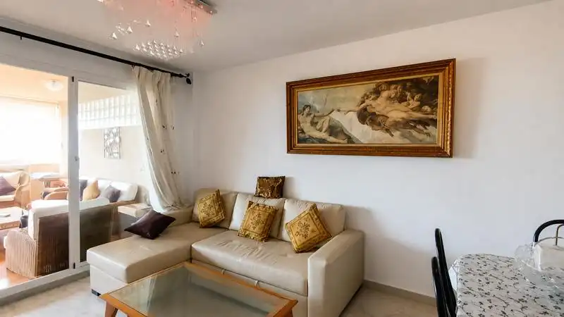 Sala d'estar de Pis en venda en Casares amb Aire condicionat, Calefacció i Jardí privat