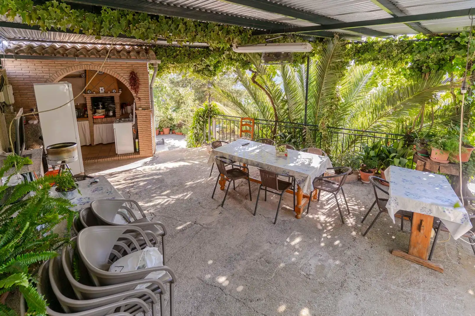 Terraza de Casa o chalet en venta en Güéjar Sierra con Jardín privado, Trastero y Piscina