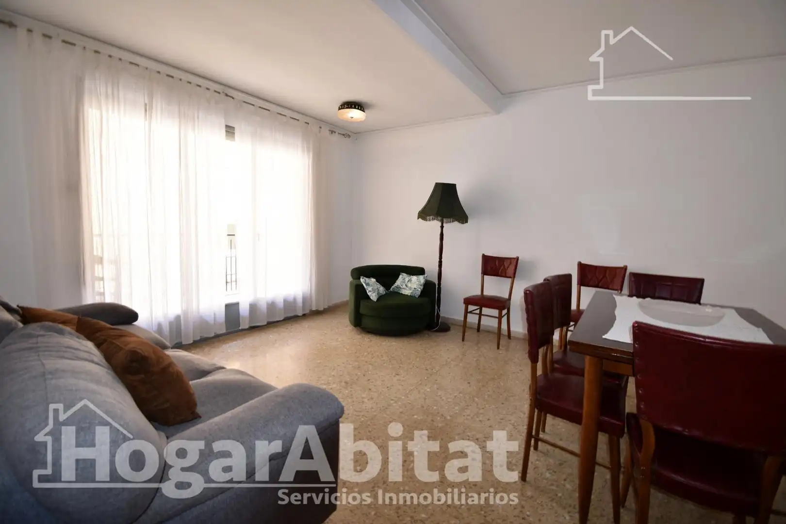 Living room of Flat for sale in Oliva  with Balcony