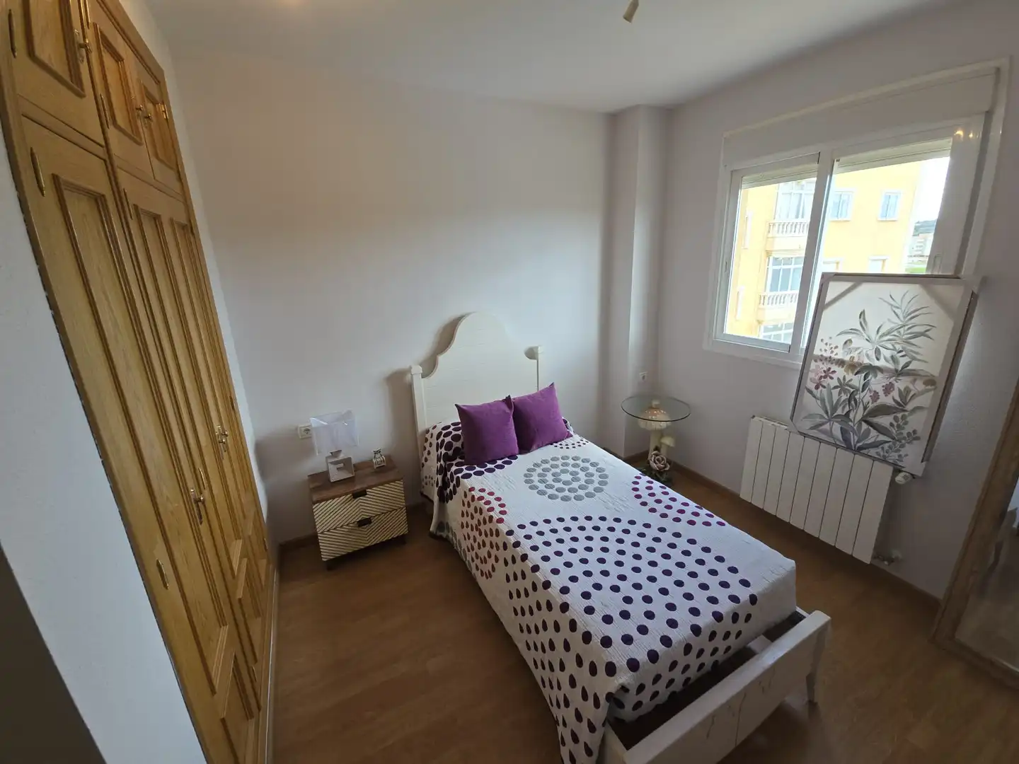 Bedroom of Flat for rent in Cáceres  with Air Conditioner, Heating and Terrace