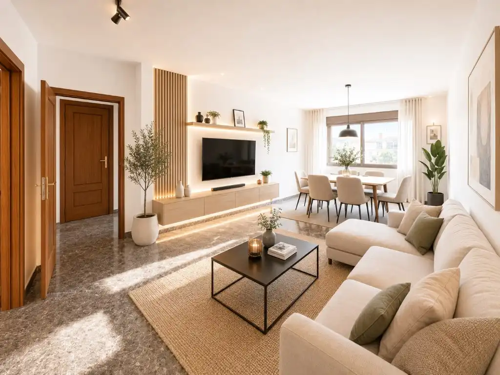 Living room of Flat for sale in Vilanova i la Geltrú