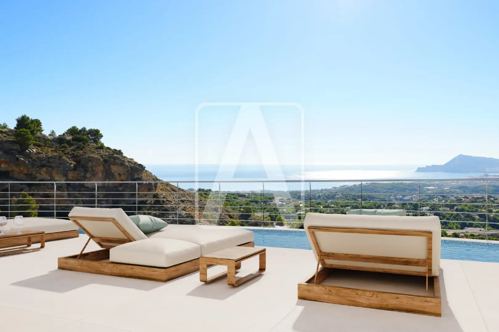 Xalet amb piscina en venda a Altea la Vella