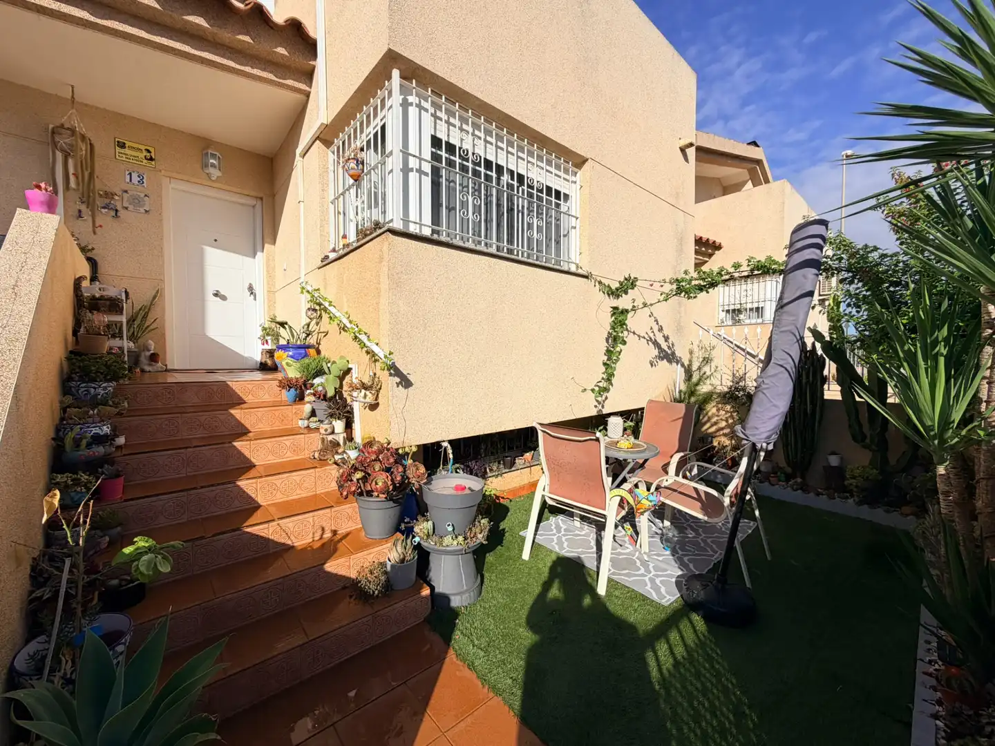 Terrassa de Casa o xalet en venda en Cartagena amb Aire condicionat, Jardí privat i Terrassa