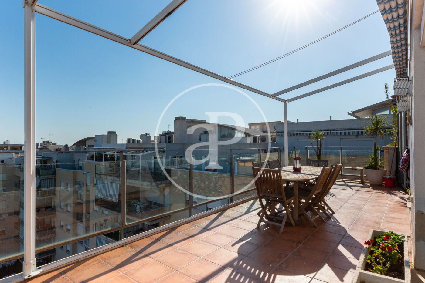 Terrassa de Àtic de lloguer en Paterna amb Aire condicionat, Calefacció i Jardí privat