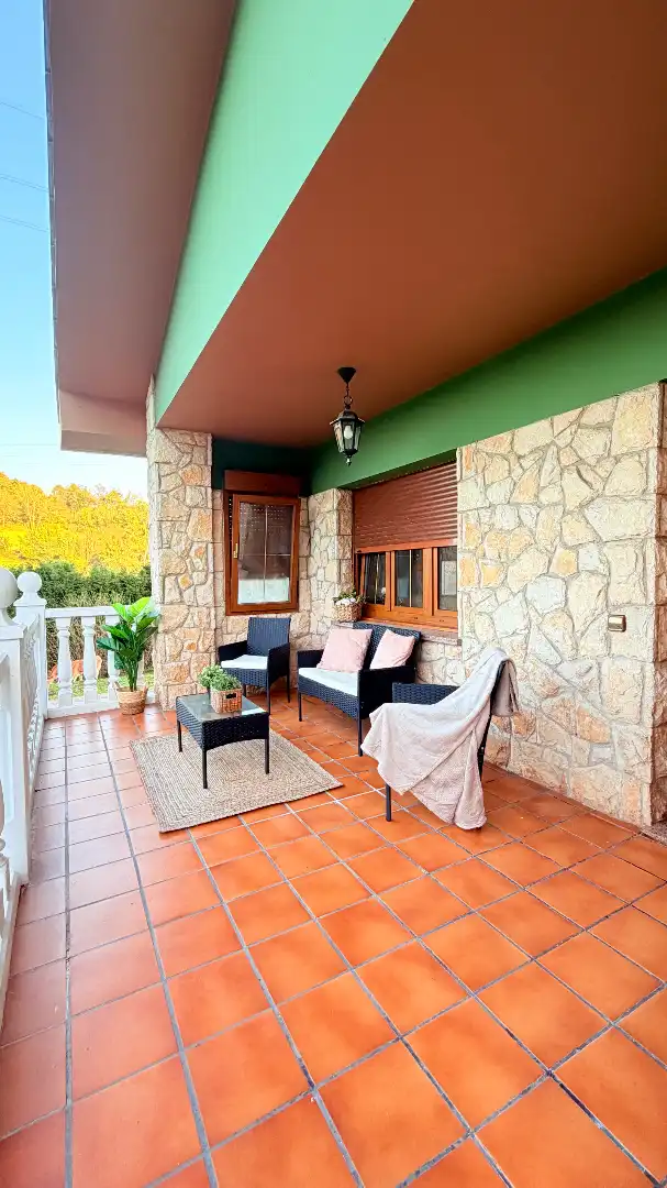 Terrasse von Haus oder Chalet zur Miete in Gijón  mit Heizung, Privatgarten und Möbliert