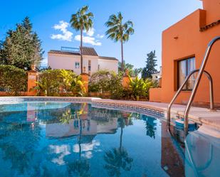 Garden of Flat for sale in Estepona  with Air Conditioner, Furnished and Washing machine