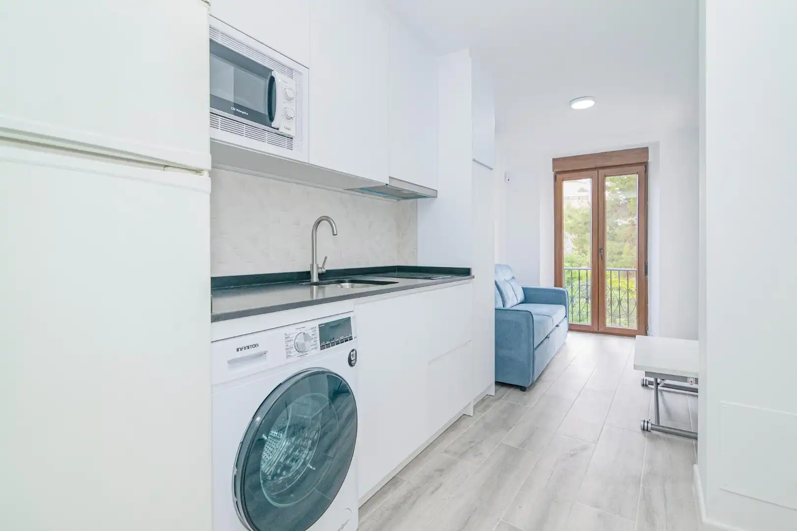 Küche von Wohnung zur Miete in Granada mit Möbliert und Alarm