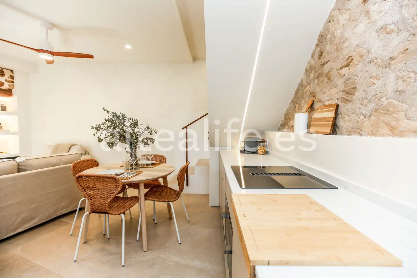 Cocina de Casa adosada en venta en Altea con Aire acondicionado