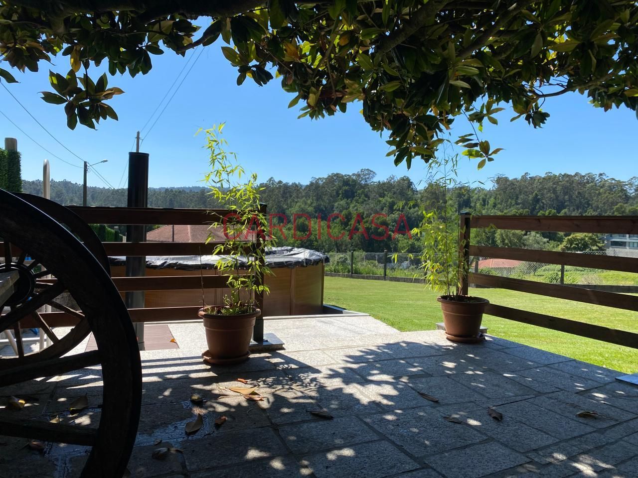 Jardí de Casa o xalet en venda en Mos amb Calefacció, Jardí privat i Parquet