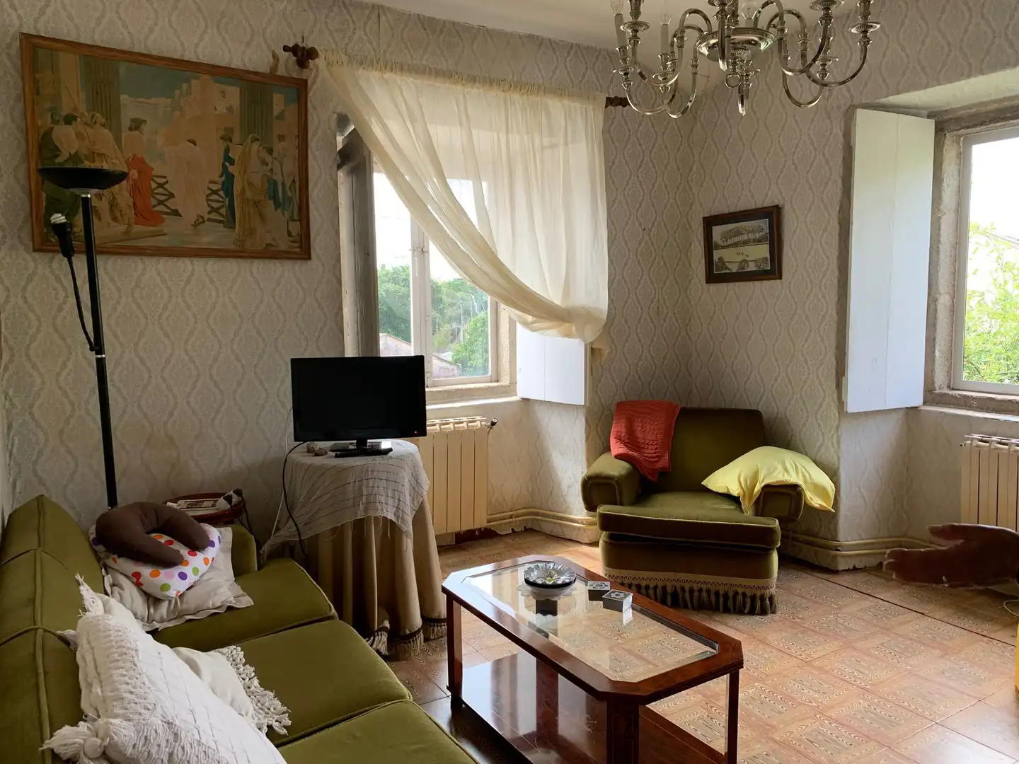 Sala d'estar de Casa o xalet en venda en Ferrol amb Calefacció, Jardí privat i Traster