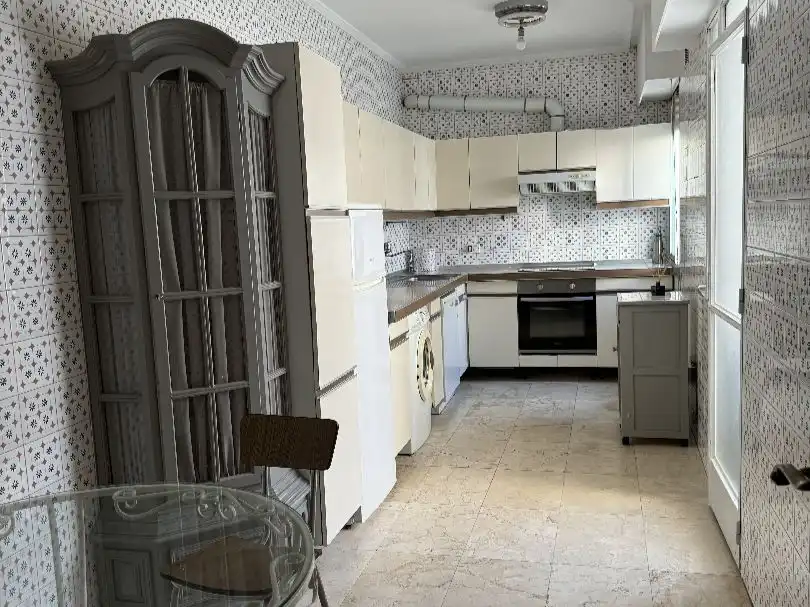 Küche von Wohnung zum Verkauf in Ourense Capital  mit Balkon