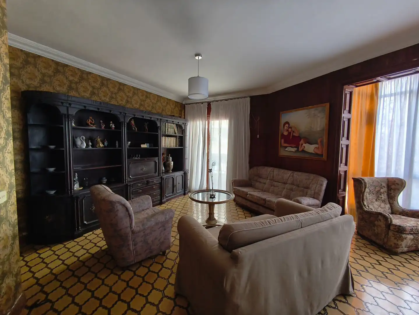 Living room of Flat for sale in Maó - Mahón  with Terrace and Furnished