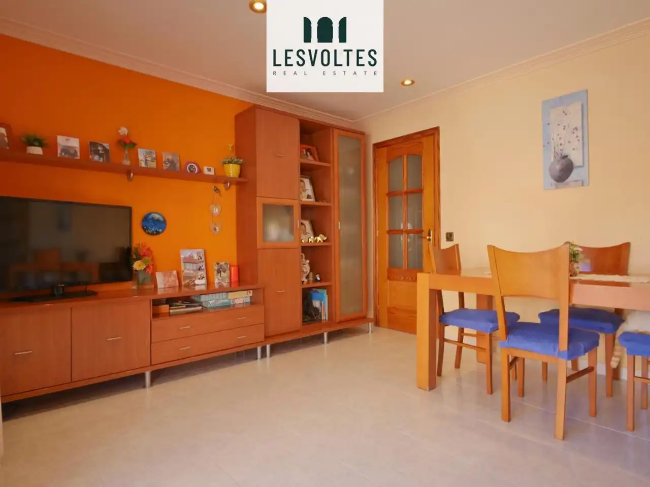 Sala de estar de Piso en venta en Palamós con Calefacción y Balcón