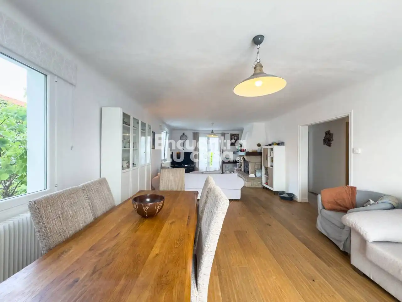 Wohnzimmer von Haus oder Chalet zum Verkauf in Hendaye mit Heizung, Privatgarten und Terrasse