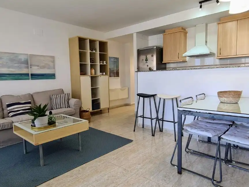 Sala de estar de Piso de alquiler en Playas de Puçol