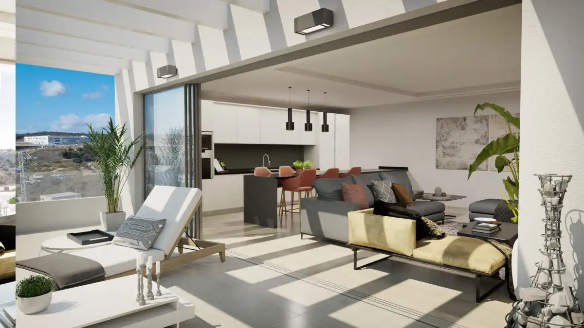 Living room of Flat for sale in Estepona