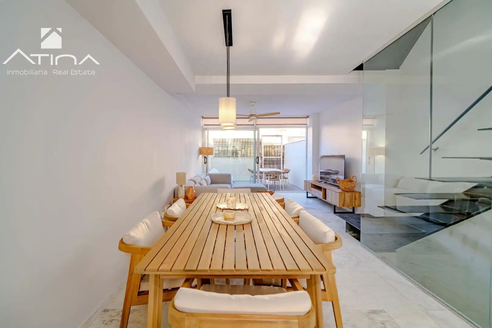 Dining room of Detached homes for sale in Jávea / Xàbia  with Air Conditioner, Private garden and Terrace