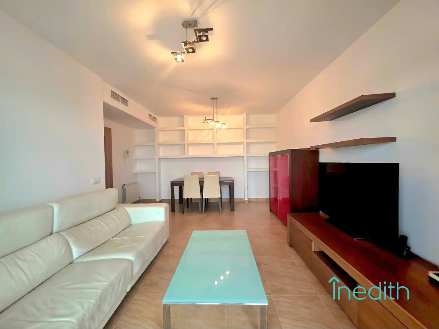 Wohnzimmer von Wohnung zum Verkauf in Cubelles mit Klimaanlage, Heizung und Terrasse