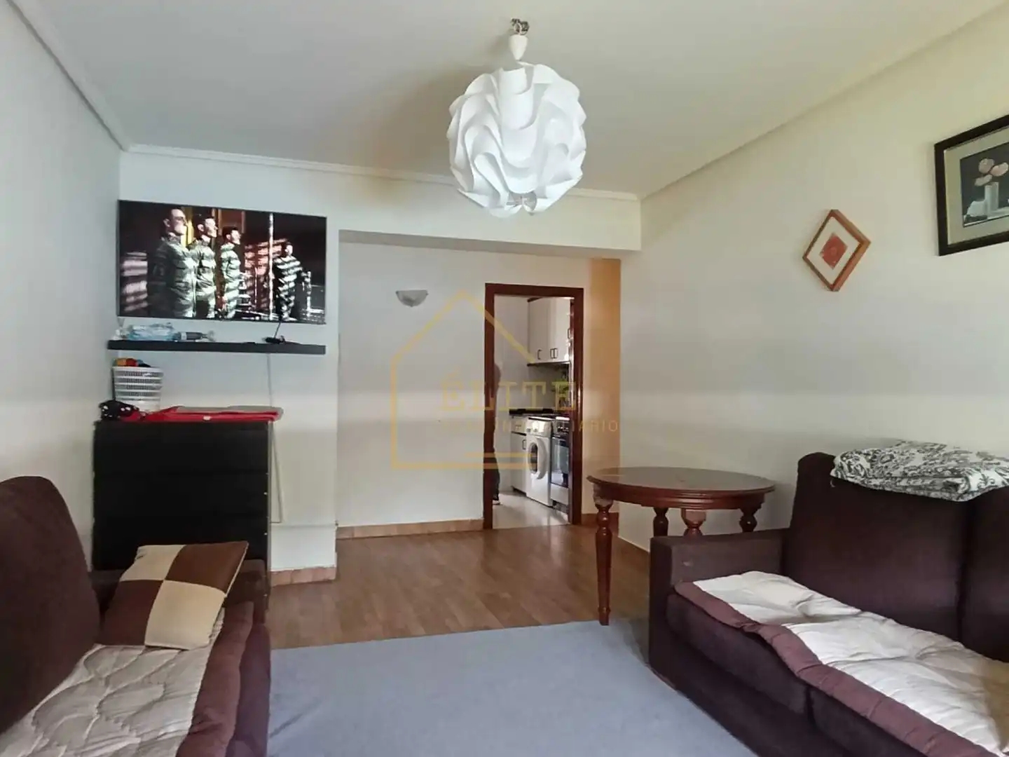 Sala de estar de Piso en venta en Santurtzi  con Calefacción, Parquet y Trastero